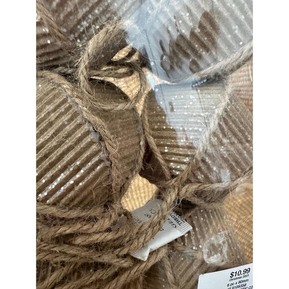 Rustic Country 6 piece Boxed Basics Christmas Ornaments - Picture 7 of 8